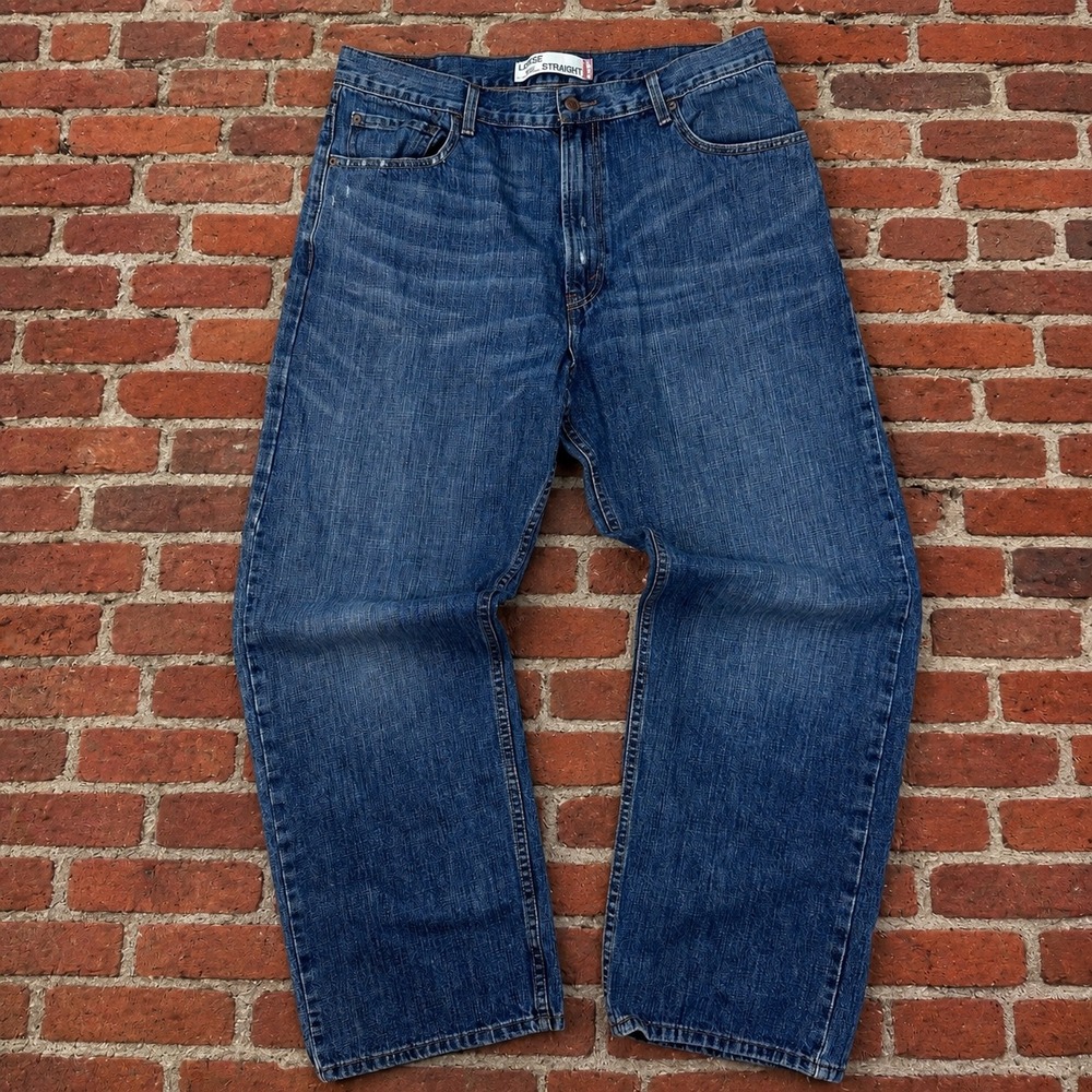 Levis 569 Jeans Mens 36 Blue Loose Straight Baggy‎ Casual Skater 90s Y2K 2000